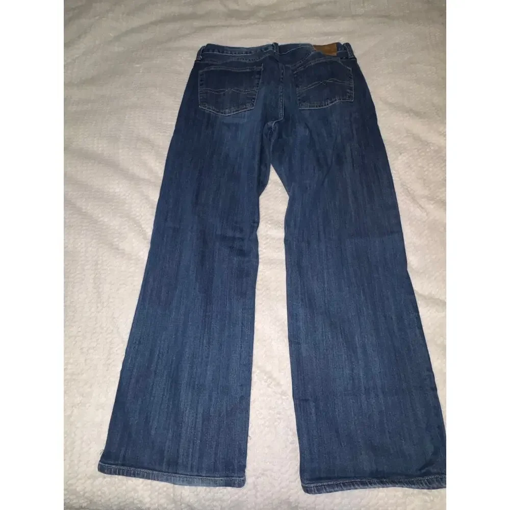 Vintage lucky jeans men’s relaxed straight cut dark blue 34x32 jeans